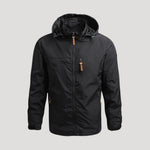 Men’s Hooded Full Zip Windbreaker Jacket