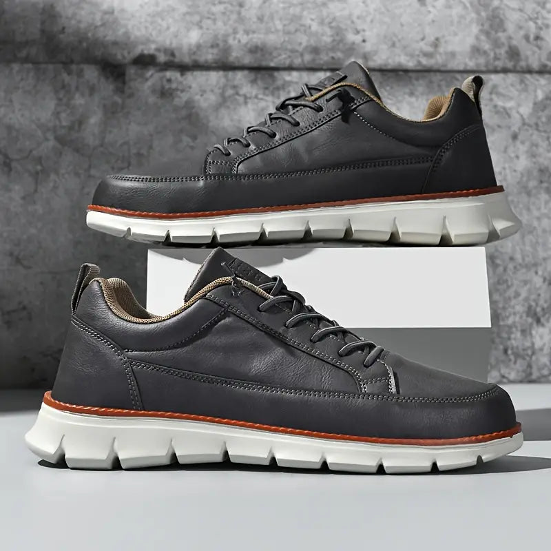 Men’s Lace Up Low Top Casual Sneakers