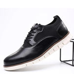 Men's Lace Up Low Top Knit Panel Shoes