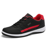 Men’s Lace-Up Low-Top Sneakers with Textured Outsole
