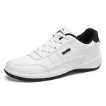 Men’s Lace-Up Low-Top Sneakers with Textured Outsole