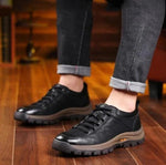 Men's Lace-Up Round Toe Shoes