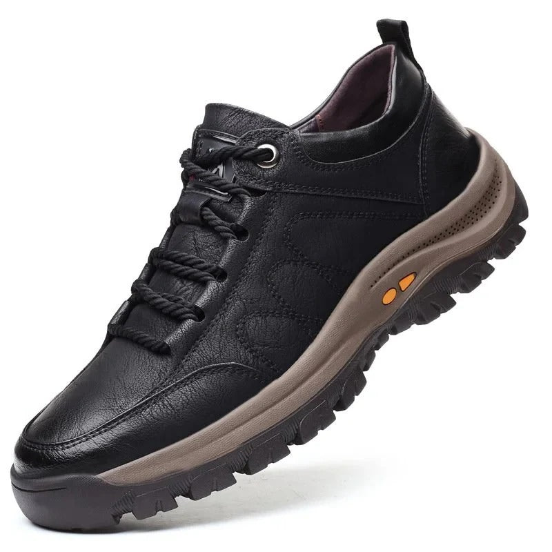 Men's Lace-Up Round Toe Shoes