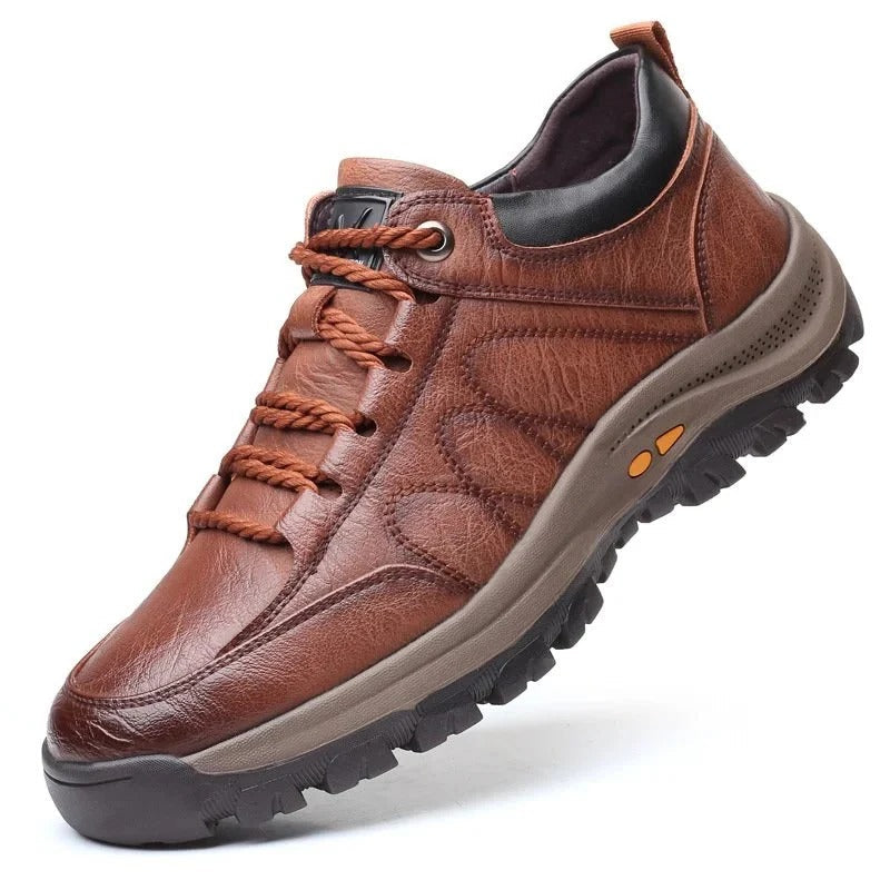 Men's Lace-Up Round Toe Shoes