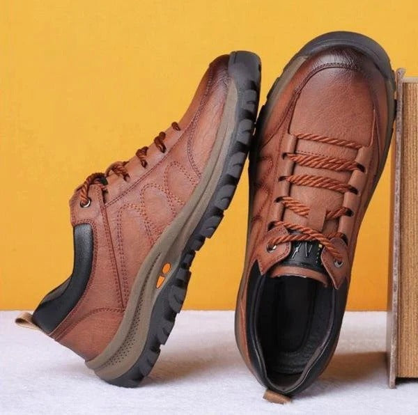 Men's Lace-Up Round Toe Shoes