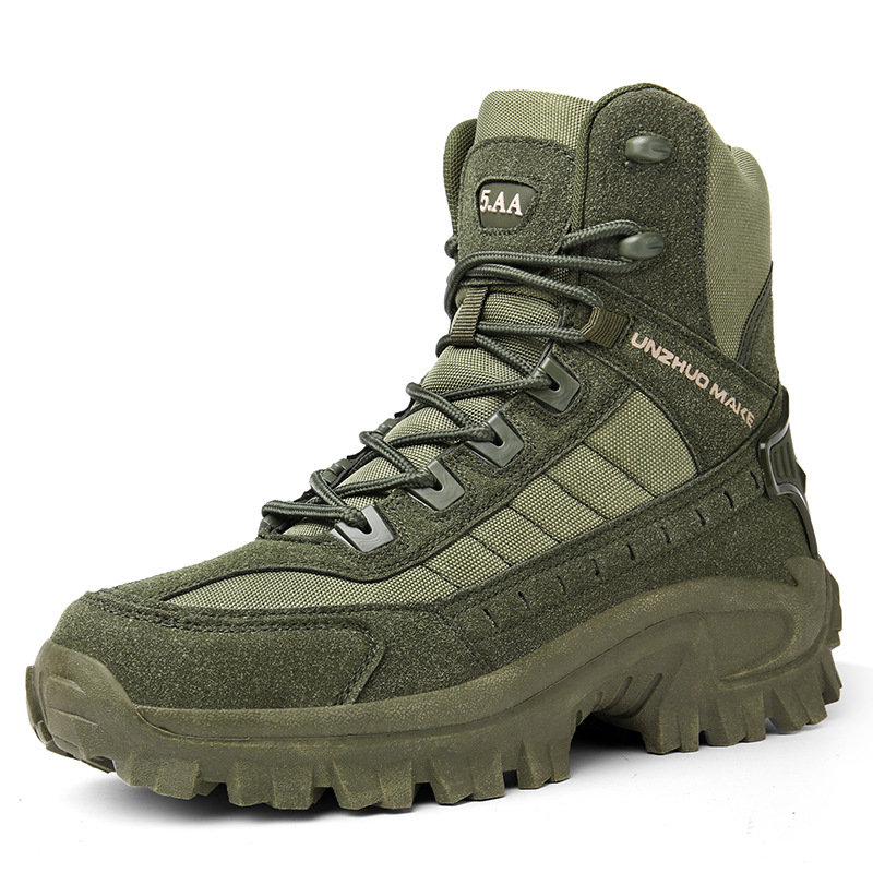 Men’s Lace-Up Tactical Hiking Work Boots