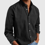 Men’s Long Sleeve Button Down Chest Pocket Shirt