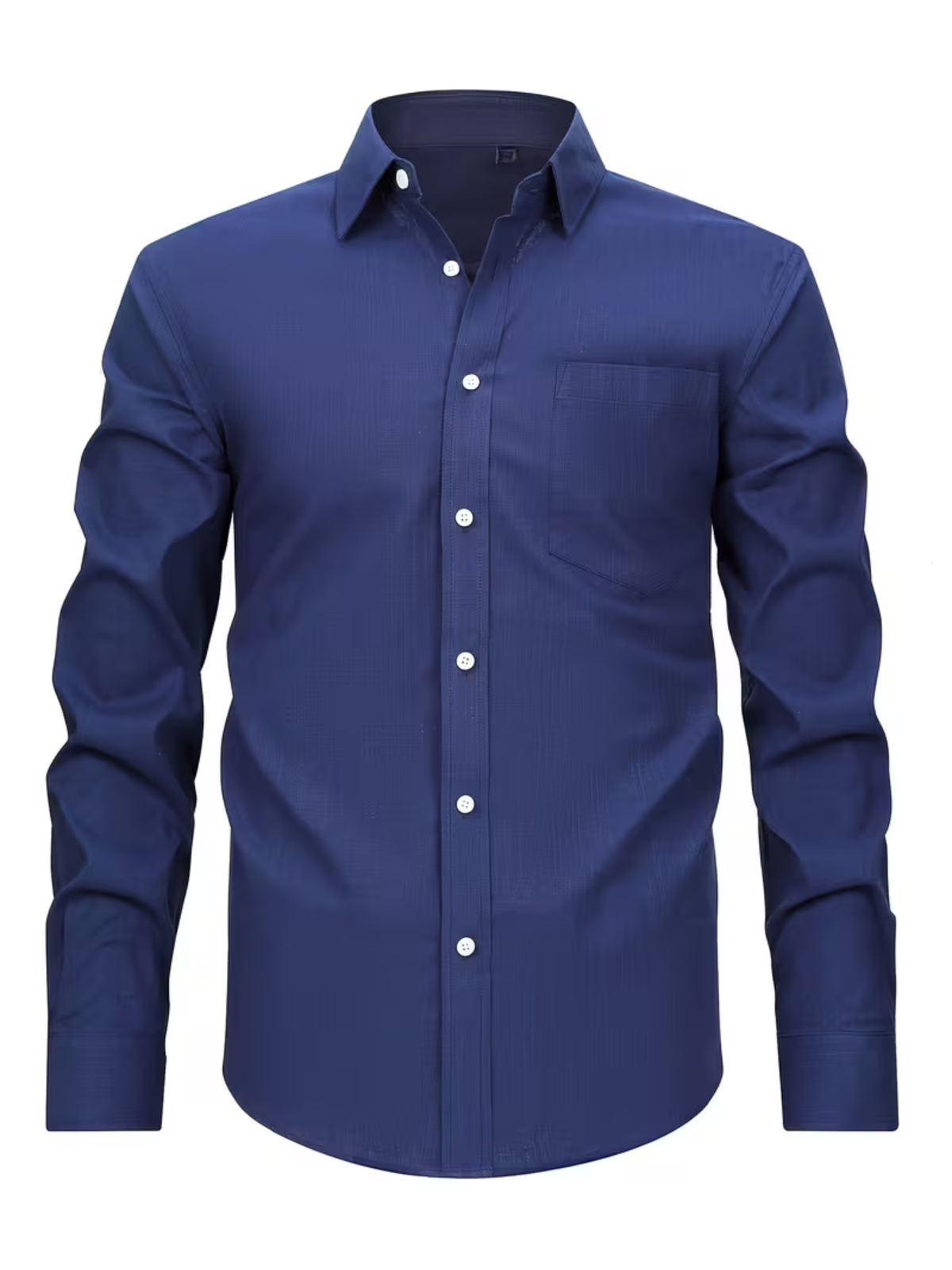 Men's Long Sleeve Chest Pocket Button Down Shirt