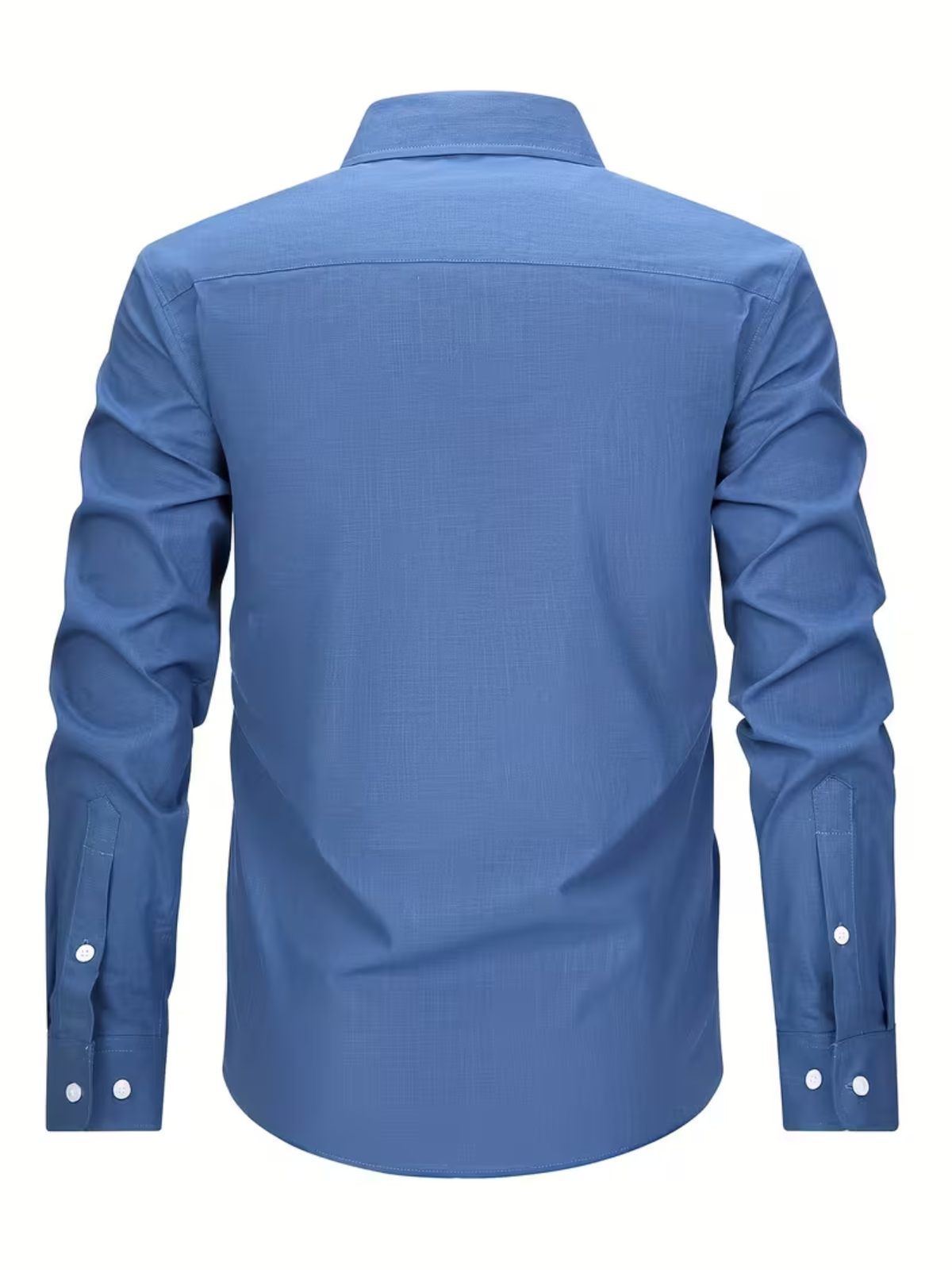 Men's Long Sleeve Chest Pocket Button Down Shirt