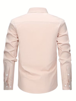 Men's Long Sleeve Chest Pocket Button Down Shirt