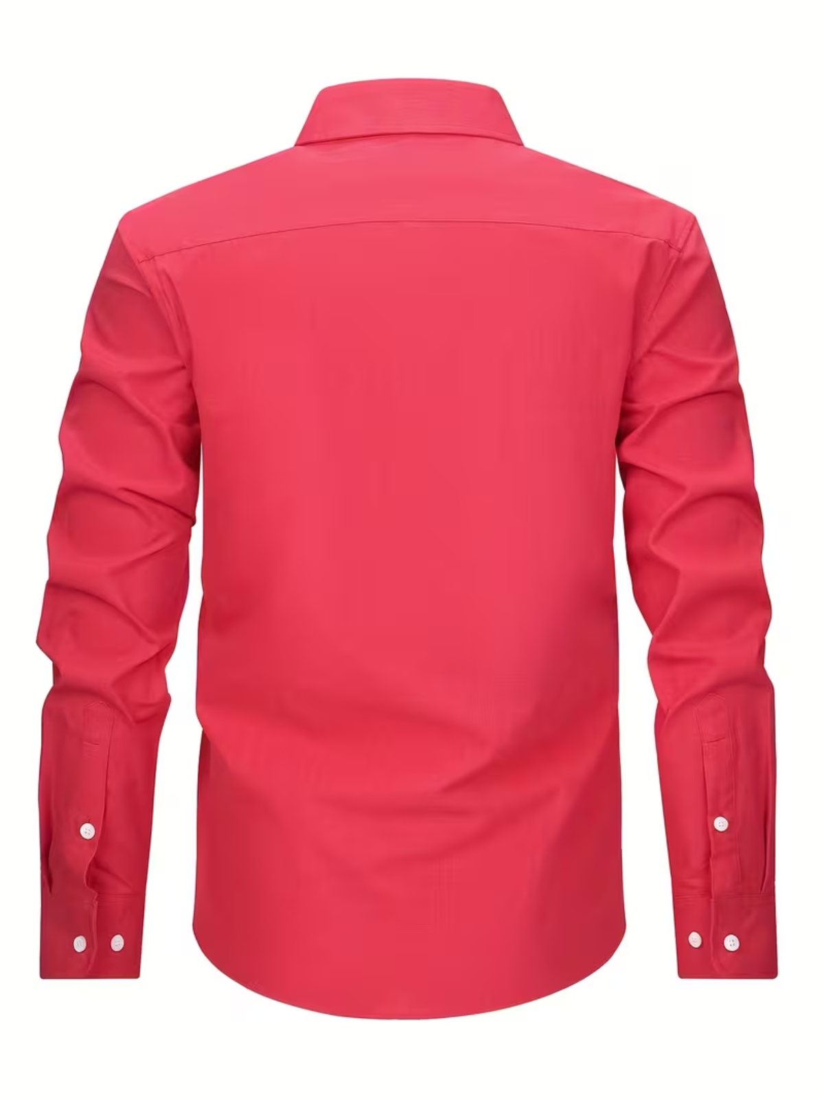 Men's Long Sleeve Chest Pocket Button Down Shirt