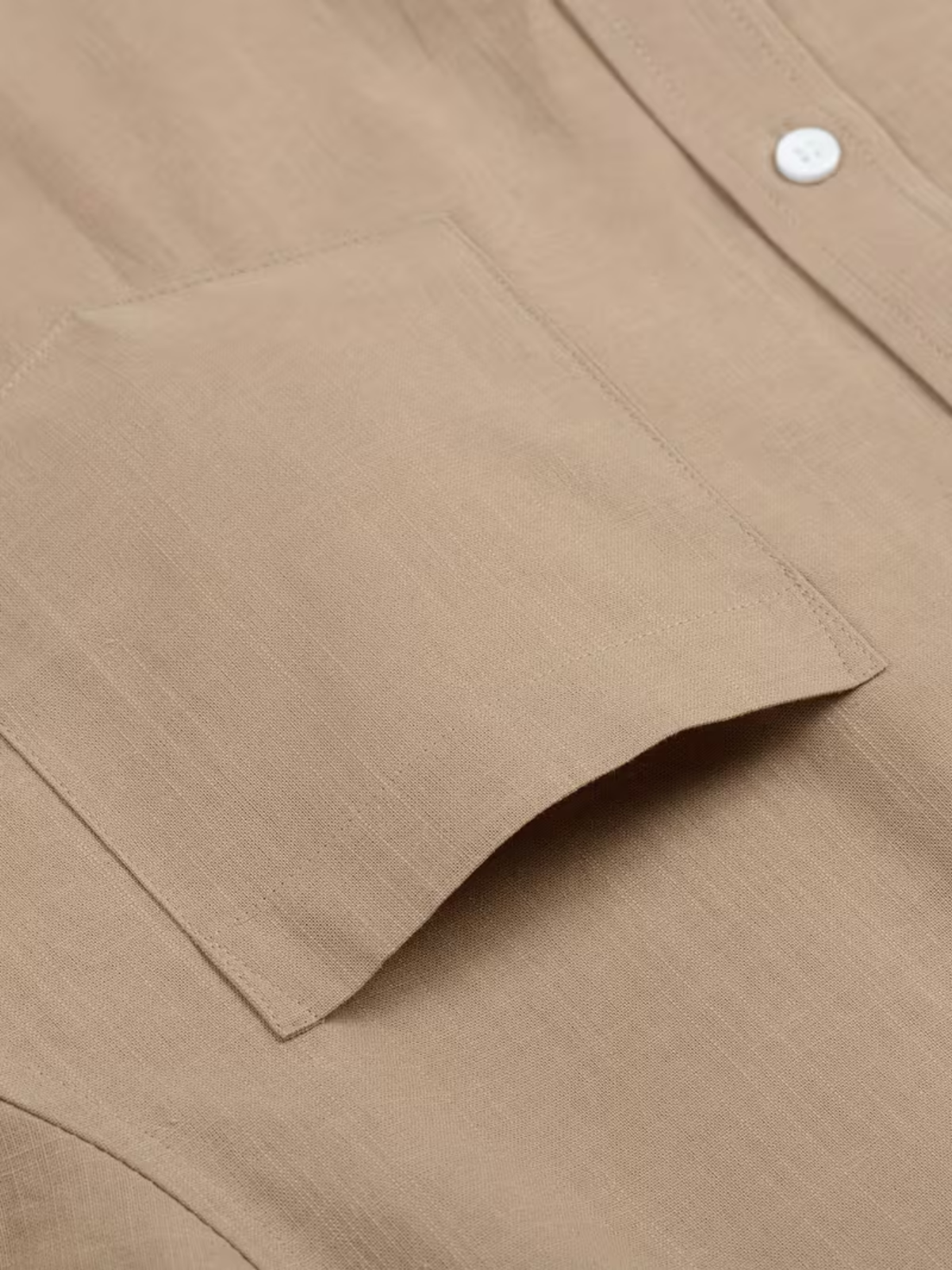 Men's Long Sleeve Chest Pocket Button Down Shirt
