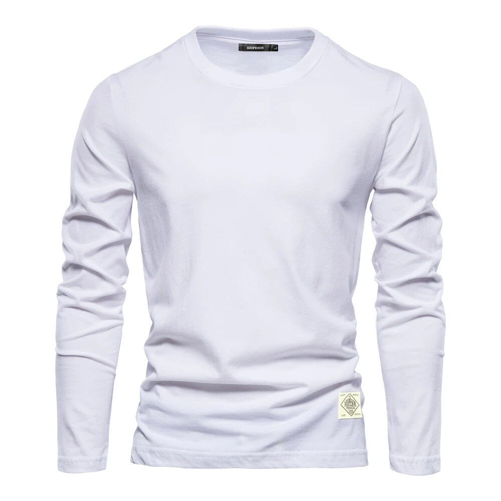 Men’s Long Sleeve Crew Neck T-Shirt