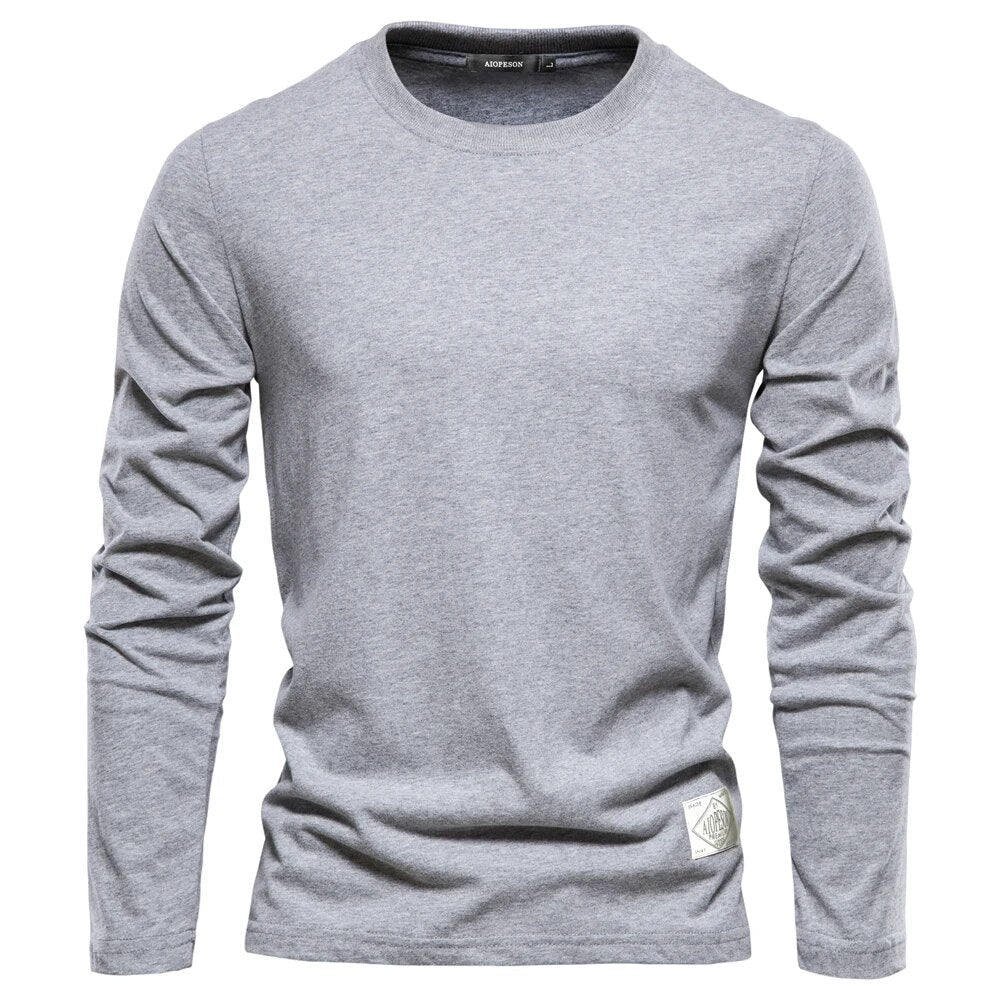 Men’s Long Sleeve Crew Neck T-Shirt