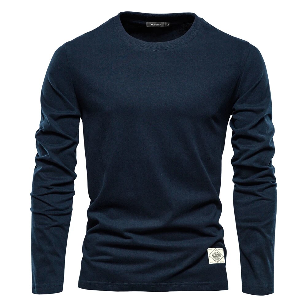 Men’s Long Sleeve Crew Neck T-Shirt