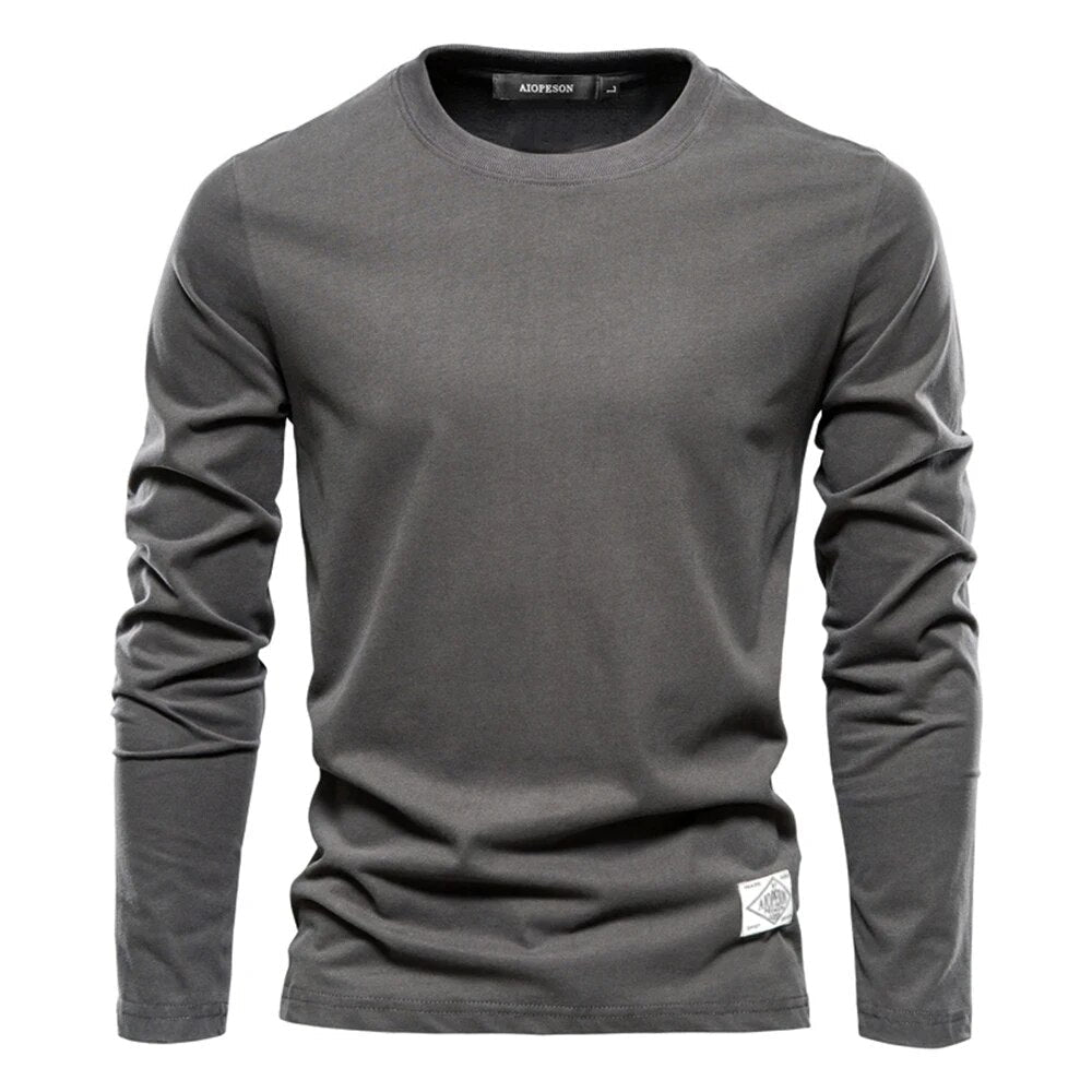 Men’s Long Sleeve Crew Neck T-Shirt