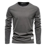 Men’s Long Sleeve Crew Neck T-Shirt