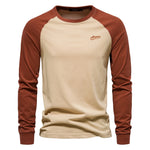 Men’s Long Sleeve O-neck Collar T-Shirt