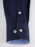 Men’s Long Sleeve Pointed Collar Button Down Shirt