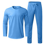 Men’s Long Sleeve T-Shirt and Jogger Pants 2 Piece Lounge Set