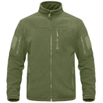 Men's Long Sleeve Zip Front Fleece Jacket