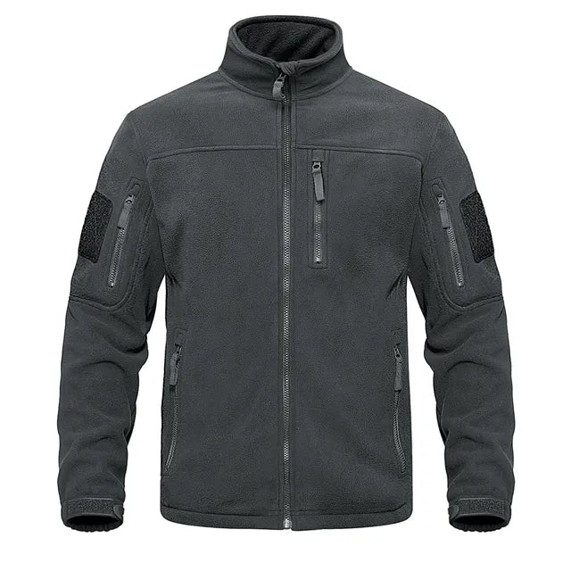 Men's Long Sleeve Zip Front Fleece Jacket