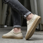 Men’s Low-Top Lace-Up Casual Sneakers