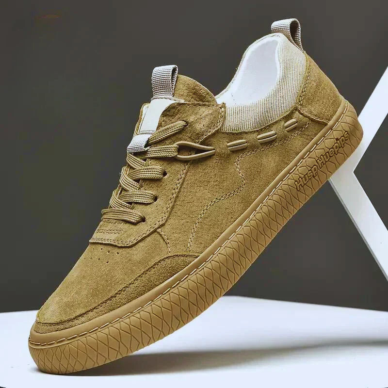 Men’s Low-Top Lace-Up Casual Sneakers