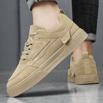Men’s Low-Top Round Toe Lace-Up Sneakers