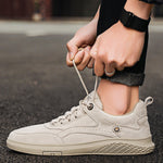 Men’s Low Top Sneakers with Lace Closure