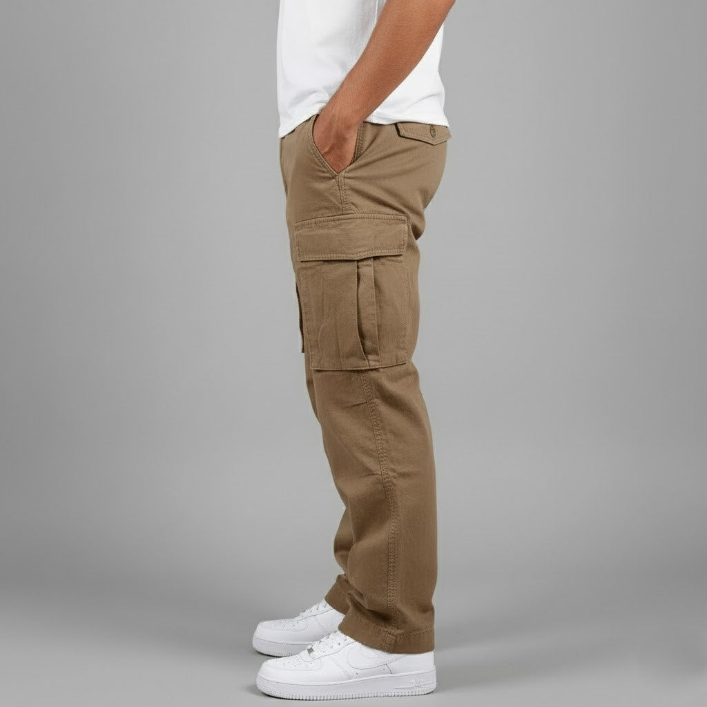 Men’s Multi-Pocket Straight Fit Cargo Pants