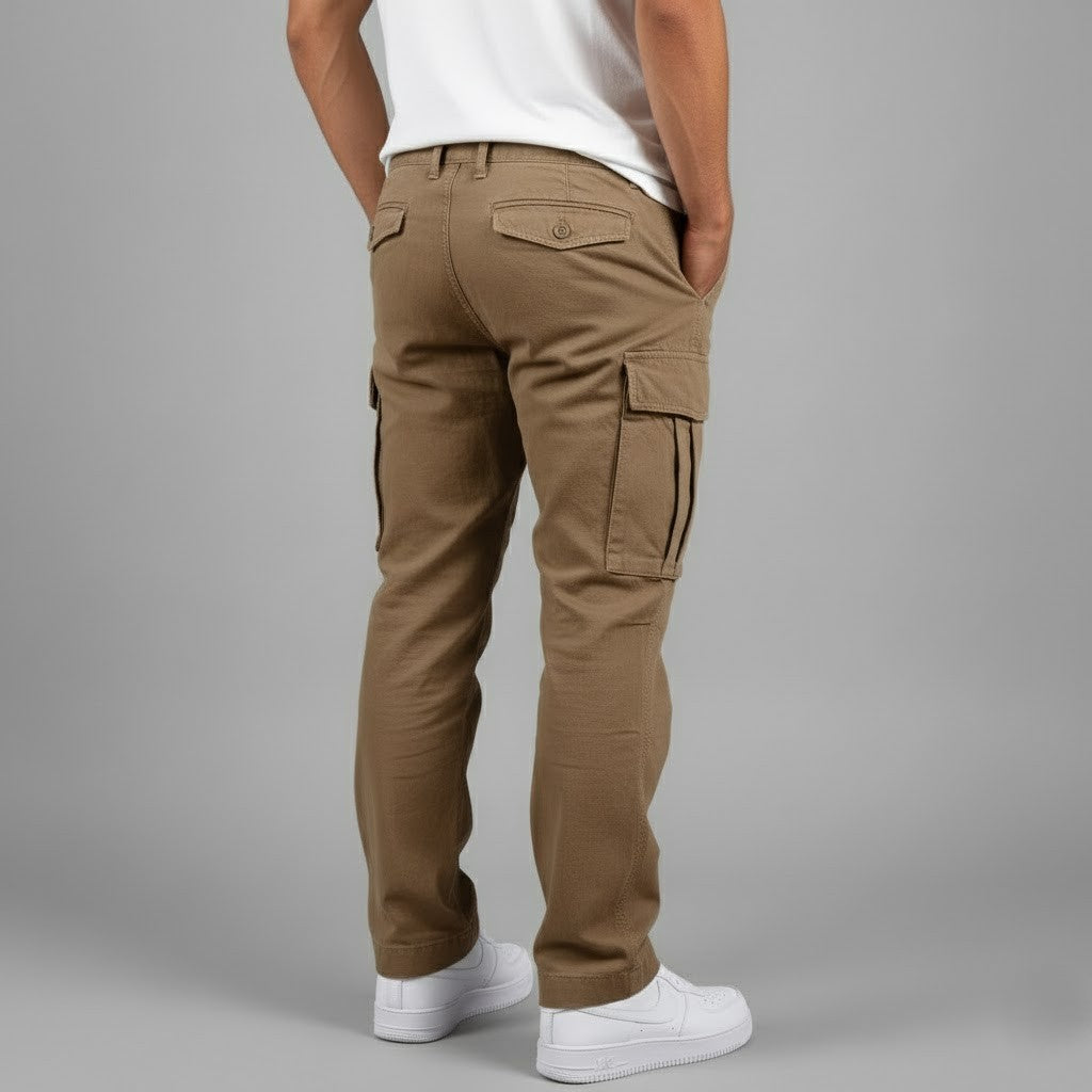 Men’s Multi-Pocket Straight Fit Cargo Pants