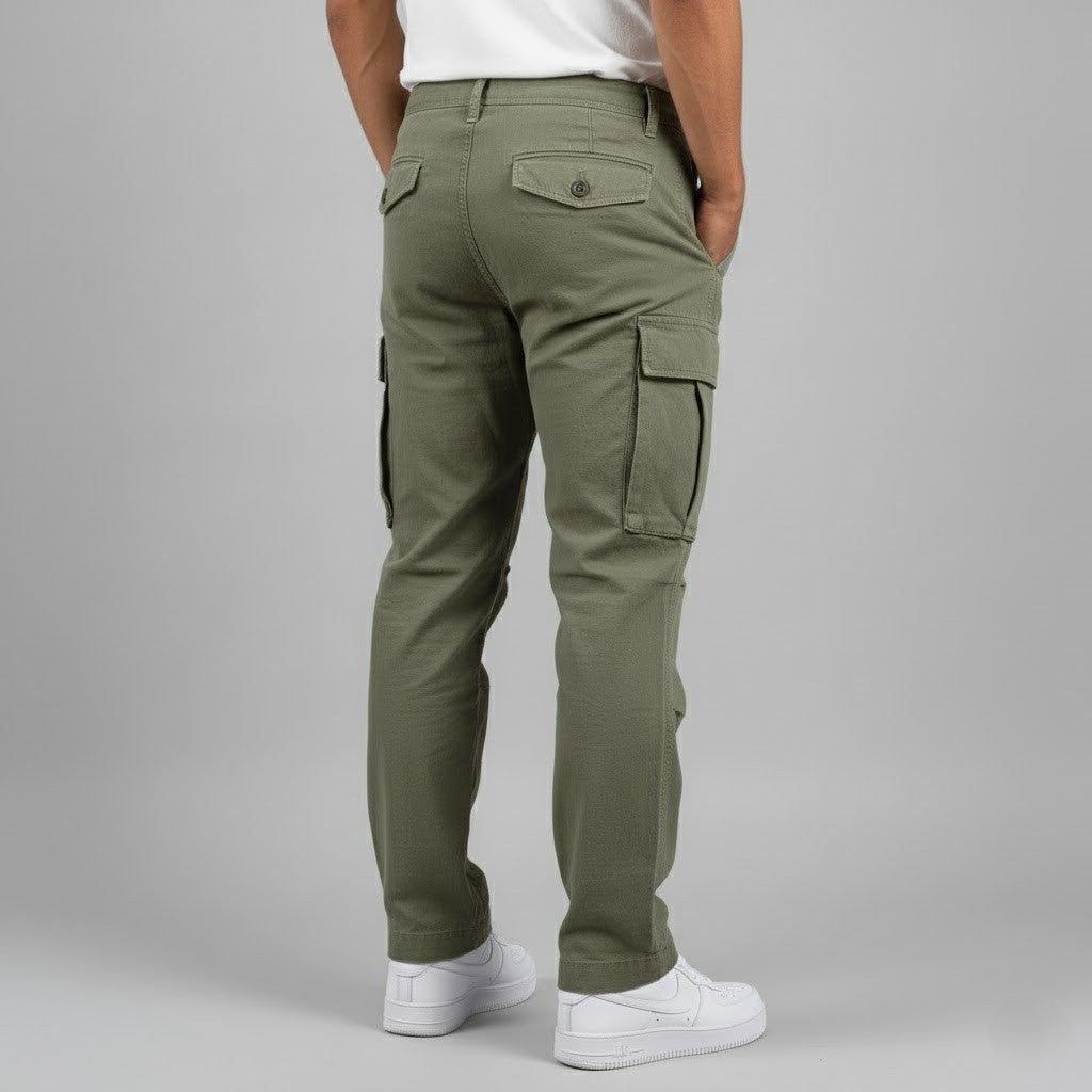 Men’s Multi-Pocket Straight Fit Cargo Pants