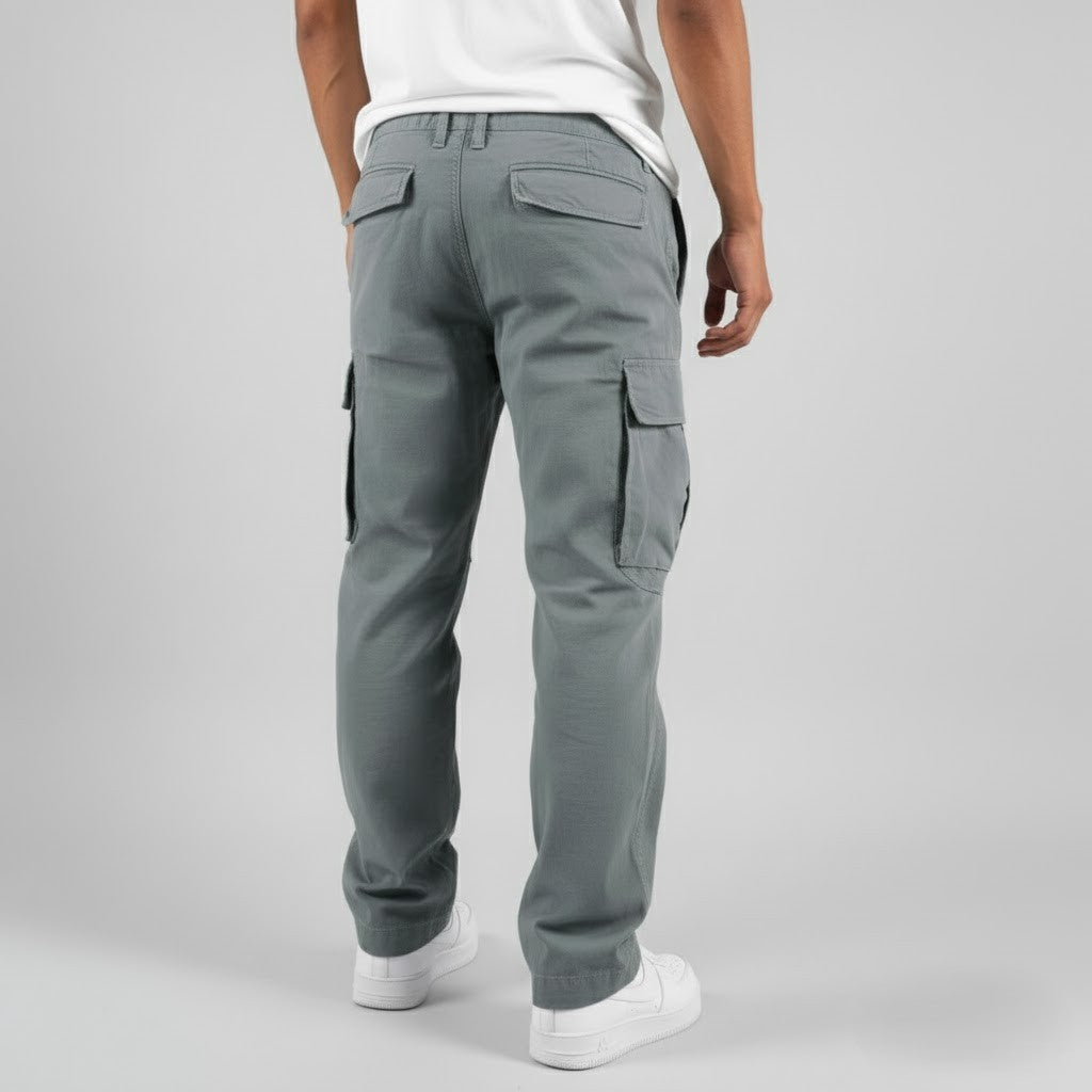 Men’s Multi-Pocket Straight Fit Cargo Pants
