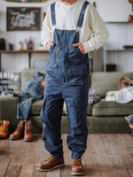 Men's Multi-Pocket Utility Cargo Overall