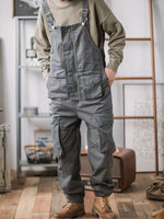 Men's Multi-Pocket Utility Cargo Overall