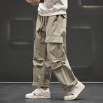 Men’s Multiple Side Pockets Straight Leg Cargo Pants
