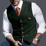 Men's Notch-Lapel Welt-Pocket Vest