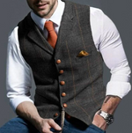 Men's Notch-Lapel Welt-Pocket Vest