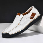 Men's Patch Accents Slip-On Loafers