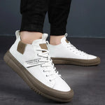 Men’s Platform Sole Lace-Up Sneakers