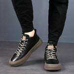 Men’s Platform Sole Lace-Up Sneakers