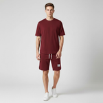 Men’s Short Sleeve Crew Neck T Shirt and Drawstring Shorts 2 Piece Set