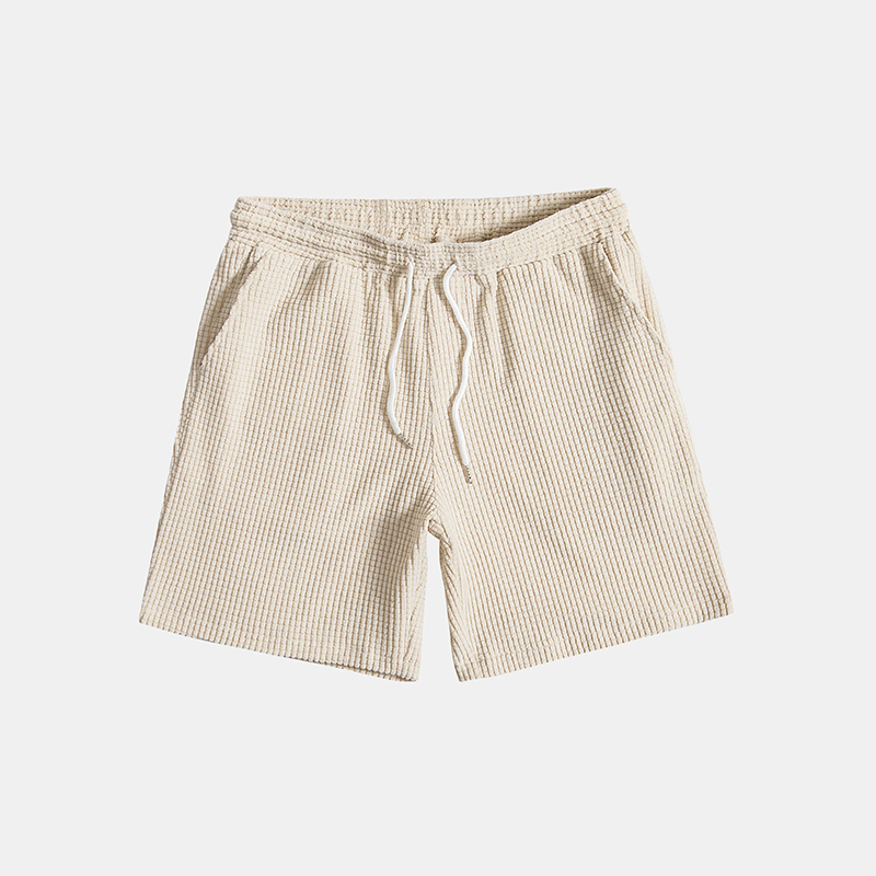 Men’s Short Sleeve Shirt and Drawstring Shorts 2 Piece Set