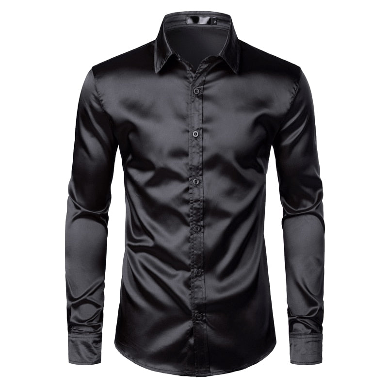 Men’s Slim Fit Button Down Dress Shirt