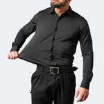 Men’s Slim Fit Long Sleeve Button Up Shirt