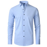 Men’s Slim Fit Long Sleeve Button Up Shirt
