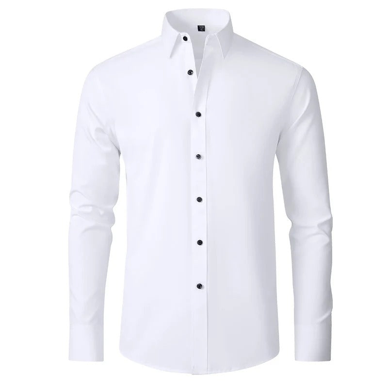Men’s Slim Fit Long Sleeve Button Up Shirt