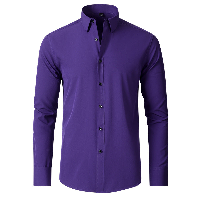 Men’s Slim Fit Long Sleeve Button Up Shirt