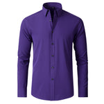 Men’s Slim Fit Long Sleeve Button Up Shirt